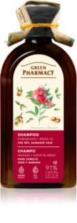 Green Pharmacy Argan Oil & Pomegranate Shampoo šampón pre suché a poškodené vlasy s arganovým olejom 350 ml