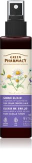 Green Pharmacy Chamomile & Flaxseed oil Elixir élixir sans rinçage pour cheveux colorés 150 ml