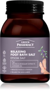 Green Pharmacy Foot Care Relaxing Foot Bath Salt Vannas sāls ar relaksējošu efektu kājām 400 g