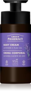 Green Pharmacy Lavender & Flax Oil crema corporal 739 ml