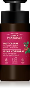 Green Pharmacy Wild Strawberry & Moroccan Mint Oil Körpercreme 739 ml