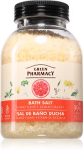 Green Pharmacy Ylang-ylang & Sicilian Orange Bath Salt relaxáló fürdősó 1000 g