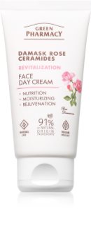 Green Pharmacy Damask Rose & Ceramides Face Cream дневен крем за лице с интензивно подхранване 50 мл.