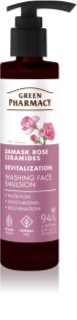 Green Pharmacy Damask Rose & Ceramides Face Emulsion почистваща емулсия за лице 150 мл.
