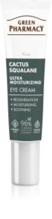 Green Pharmacy Cactus & Squalane Eye Cream хидратираща и озаряваща грижа за клепачи и кръгове под очите 15 мл.