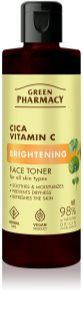 Green Pharmacy Cica + Vitamin C solutie tonica cu efect de iluminare 200 ml