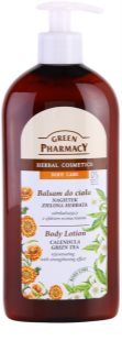 Green Pharmacy Body Care Calendula & Green Tea omladzujúci telové mlieko s posilňujúcim účinkom 500 ml