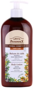 Green Pharmacy Body Care Olive & Argan Oil výživné telové mlieko s hydratačným účinkom 500 ml