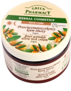 Green Pharmacy Face Care Argan crema nutritiva antiarrugas para pieles secas 150 ml