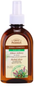 Green Pharmacy Hair Care elixir herbal para o fortalecimento dos cabelos e contra a queda 250 ml