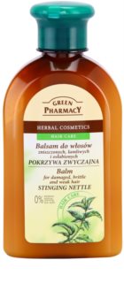 Green Pharmacy Hair Care Stinging Nettle bálsamo para cabelo danificado, quebradiço e fraco 300 ml