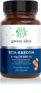 Green Idea Beta-karoten 6 mg kapsle pro zdraví zraku a pokožky 100 cps