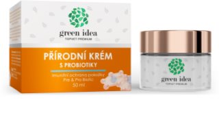 Green Idea Natural cream with probiotics Creme für empfindliche und irritierte Haut 50 ml