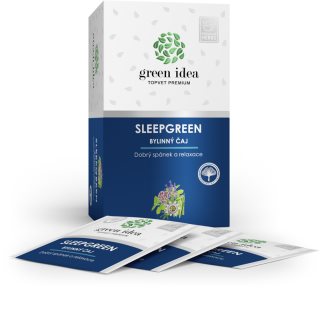 Green Idea Sleepgreen bylinný čaj při potížích se spánkem a usínáním 20 ks