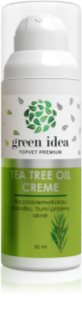 Green Idea Tea Tree Oil Creme regenerierende Tagescreme für problematische Haut, Akne 50 ml
