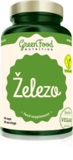 GreenFood Nutrition Iron Kapseln zur Unterstützung der Blutbildung