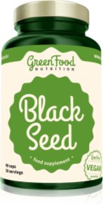 GreenFood Nutrition Black Seed podpora trávenia 90 cps
