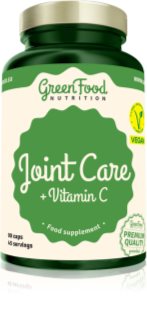 GreenFood Nutrition Joint Care + Vitamin C Kapseln Nährstoffversorgung von Gelenken und Knorpeln 114 g