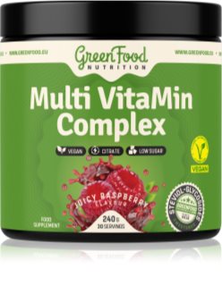 GreenFood Nutrition Multi VitaMin Complex Pulver mit Multivitamin-Komplex