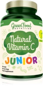 GreenFood Nutrition Junior Vitamin C, D3 & Zinc vitaminok és ásványi anyagok az immunrendszer erősítésére gyermekeknek 52 g