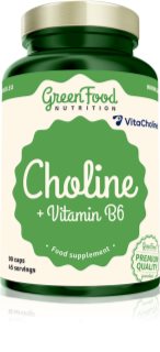 GreenFood Nutrition Choline capsules pour favoriser le bon fonctionnement du foie 90 cps