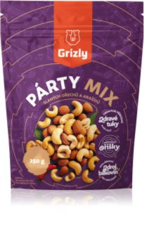 Grizly Párty mix slaných ořechů a arašídů směs ořechů 250 g