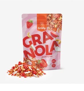 Grizly Granola Strawberry Coco granola bez lepku 450 g