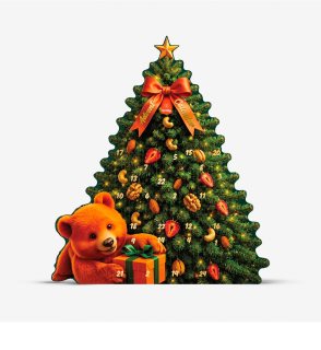 Grizly Adventní kalendář 2026 adventní kalendář 920 g