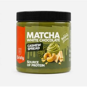 Grizly Kešu krém Matcha & White Chocolate ořechová pomazánka 250 g