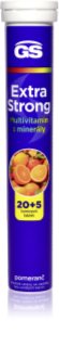 GS Multivitamin s minerály šumivé tablety s multivitamínovým komplexem příchuť Orange 25 tbl