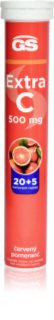 GS Extra C 500 mg šumivé tablety s vitaminem C příchuť Red Orange 25 tbl