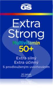 GS Extra Strong Multivitamin 50+ tablety s multivitamínovým komplexem