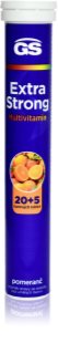 GS Extra Strong Multivitamin šumivé tablety s multivitamínovým komplexem příchuť Orange 25 tbl