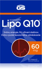 GS Lipo Koenzym Q10 60 mg kapsle s koenzymem Q10 60 cps