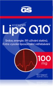 GS Lipo Koenzym Q10 100 mg kapsle pro zdravé srdce a cévy 60 cps
