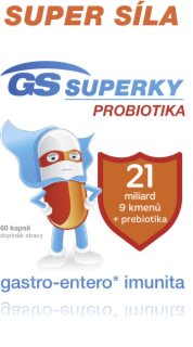 GS Superky probiotika kapsle s probiotiky 60 cps
