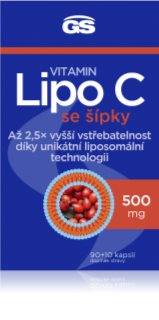 GS Lipo C 500 mg se šípky kapsle pro podporu imunitního systému 100 cps