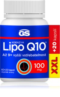 GS Koenzym Lipo Q10 100 mg kapsle pro zdravé srdce a cévy