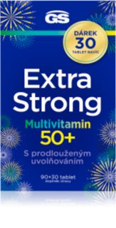 GS Extra Strong Multivitamin 50+ tablety s multivitamínovým komplexom 120 tbl