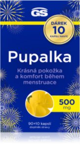 GS Pupalka Forte s vitamínom E kapsuly pre pokojnú menštruáciu 100 cps