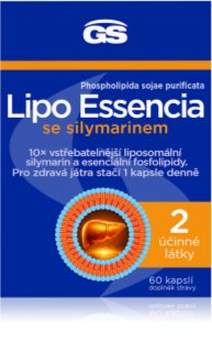 GS Lipo Essencia kapsuly na podporu zdravia pečene 60 cps