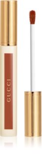 Gucci Glow Oil-In-Water Tint Liquid Lipstick skinnende fugtgivende flydende læbestift Skygge 308 Lucy Dark Orange 6.5 ml