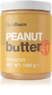 GymBeam Peanut Butter Crunchy 100% ořechový krém