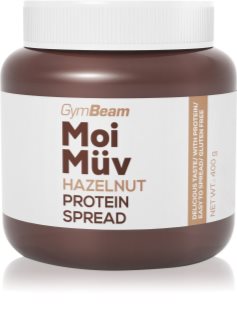 GymBeam MoiMüv Protein Spread proteínová nátierka Hazelnut 400 g