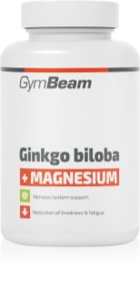 GymBeam Ginkgo Biloba + Magnesium Kapseln mit Mineralien 90 KAP