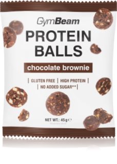 GymBeam Protein Balls proteinové kuličky příchuť Chocolate Brownie 45 g