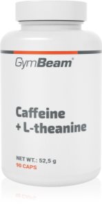 GymBeam Caffeine + L-theanine kapsuly na podporu športového výkonu 52.5 g
