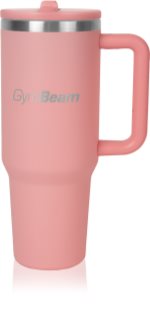 GymBeam Thermo Tumbler stainless steel tumbler with straw colour Pink 1200 ml