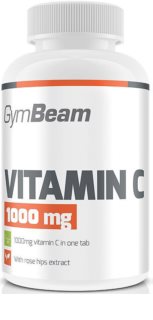 GymBeam Vitamin C 1000 mg tablety pro podporu imunitního systému, krásnou pleť a nehty 90 tbl