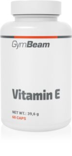 GymBeam Vitamin E kapsuly na podporu ochrany buniek pred oxidačným stresom 60 cps